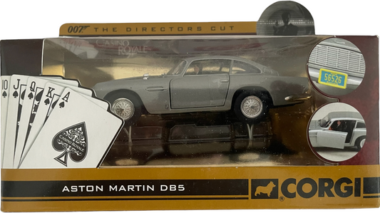 Vintage 2006 Corgi James Bond 007 The Directors Cut Collection - Casino Royale Aston Martin DB5 1:36 Scale Die-Cast Model Car Vehicle No. CC04309 - Brand New Factory Sealed Shop Stock Room Find
