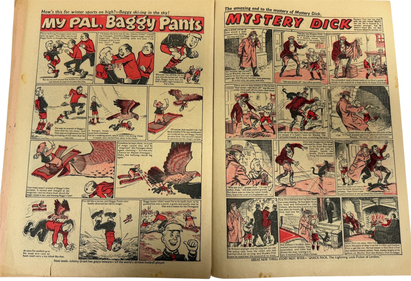 Vintage Rare 1958 The Dandy Weekly Comic No. 843 Boys And Girls Comic 18h January By D C Thomson & Co (5.0 Grade)