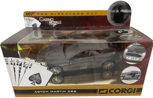 Vintage 2006 Corgi James Bond 007 The Directors Cut Collection - Casino Royale Aston Martin DBS 1:36 Scale Die-Cast Model Car Vehicle No. CC03801 - Brand New Factory Sealed Shop Stock Room Find