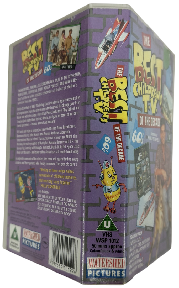 Vintage 1990 - The Best Children's TV Of The Decade 60's VHS Video Cassette UK PAL Format - Ex Shop Stock