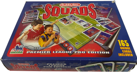 Vintage 1996 Subbuteo Squads Premier League Pro Edition Card Game - Complete & Boxed - Ex Shop Display Set