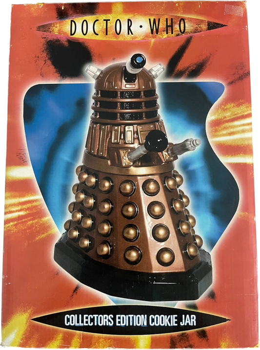 Vintage Cards Inc 2004 Doctor Dr Who - Collectors Limited Edition Ceramic Gold Dalek Cookie Jar - Ex Shop Stock