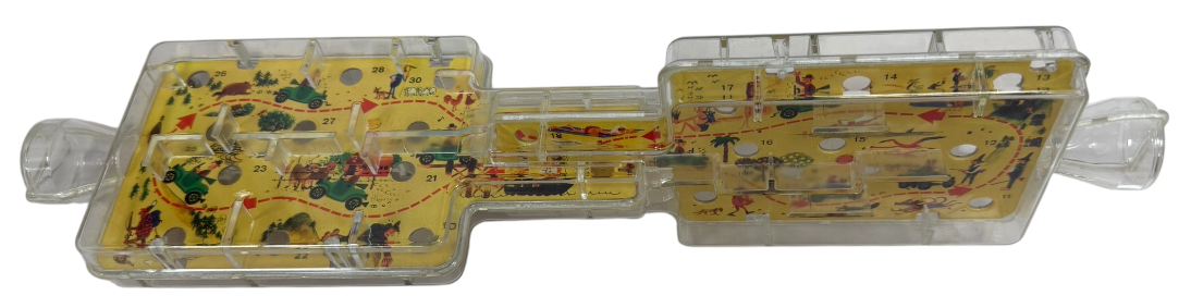 Vintage 1964 Milton Bradley (Tri-ang) Tilt 'n Roll Obstacle Puzzle Model No. G104 - In The Original Box