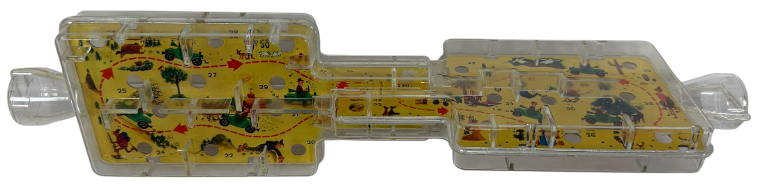 Vintage 1964 Milton Bradley (Tri-ang) Tilt 'n Roll Obstacle Puzzle Model No. G104 - In The Original Box