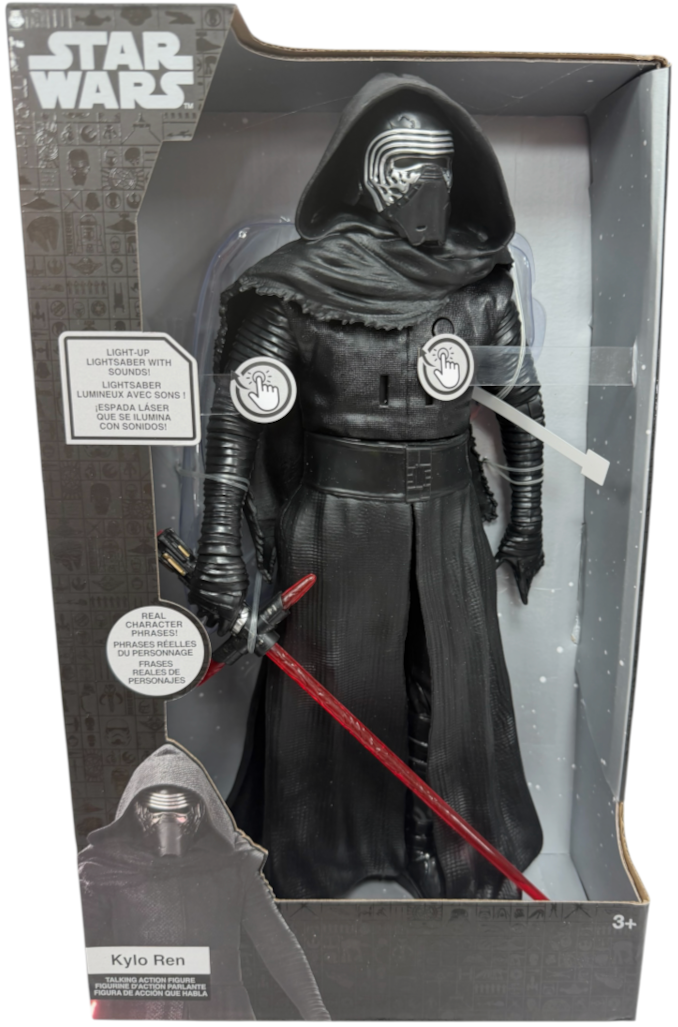 2015 Disney Star Wars Electronic Talking Kylo Ren 15 Inch Action Figure With lights And Sounds - Brand New Factory Sealed Ex Shop Stock