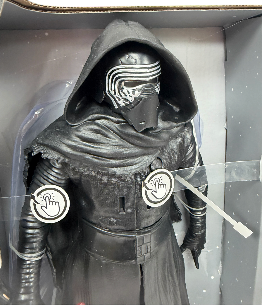 2015 Disney Star Wars Electronic Talking Kylo Ren 15 Inch Action Figure With lights And Sounds - Brand New Factory Sealed Ex Shop Stock