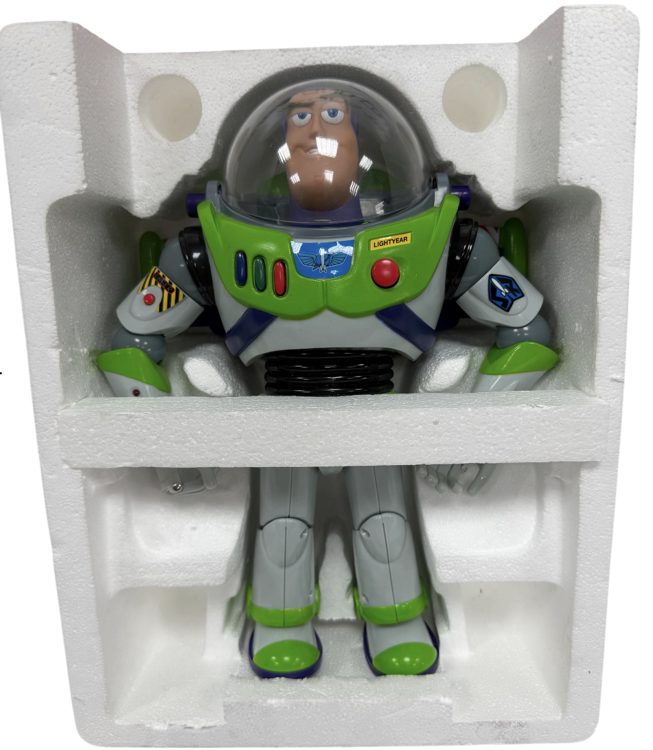 Vintage 1999 Disney's Toy Story 2 Electronic Original&nbsp; Buzz Lightyear 12" Ultimate Talking Action Figure - Ex Shop Stock