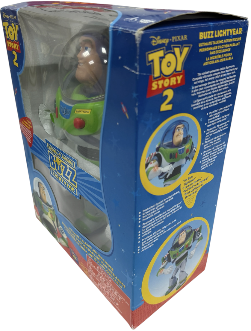 Vintage 1999 Disney's Toy Story 2 Electronic Original&nbsp; Buzz Lightyear 12" Ultimate Talking Action Figure - Ex Shop Stock