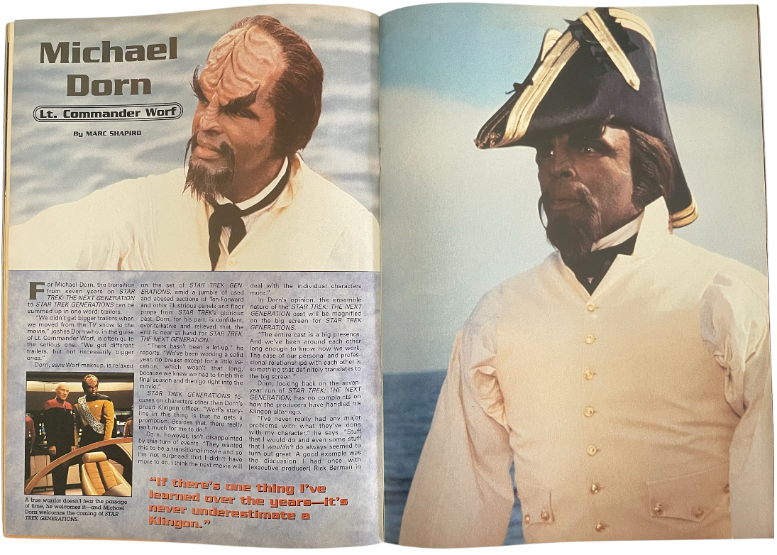 Vintage 1995 Star Trek Generations The Official Movie Souvenir Magazine - Ex Shop Stock