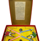 Vintage 1950's Kim Toys Blow Football Game - Made In England - 100% Complete & Boxed Rare Collectible
