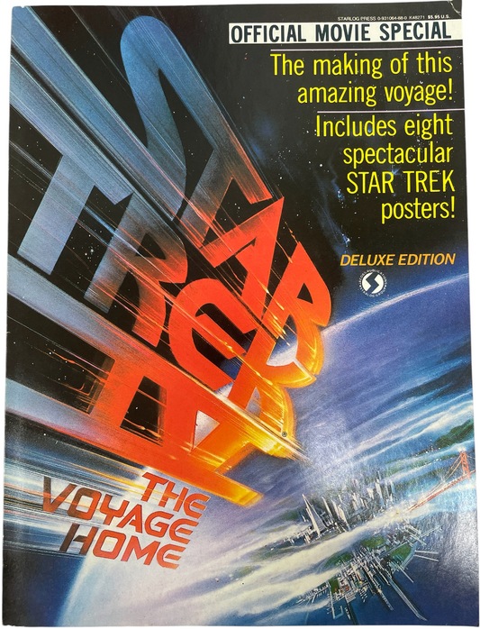 Vintage 1986 Starlogs Star Trek IV The Voyage Home Official Movie Special Deluxe Edition - Magazine