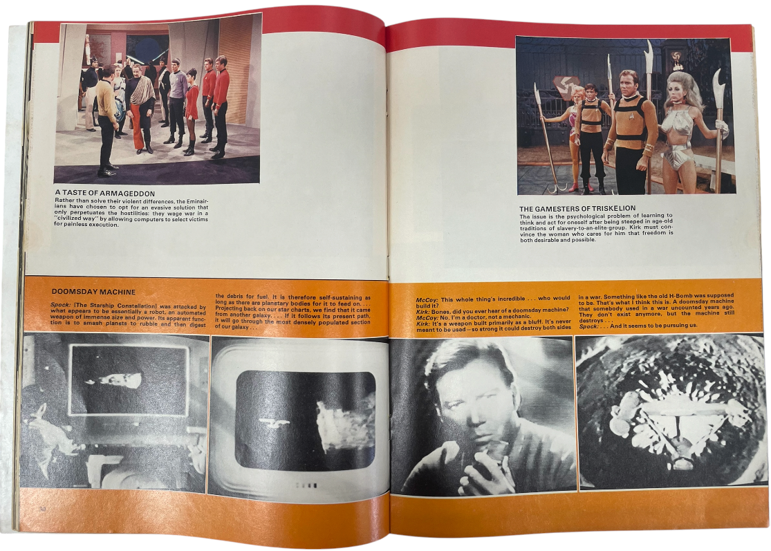 Vintage August 1976 Premiere Issue Starlog Magazine Number 1 - Star Trek Collectors Section + Bionic Women, Space 1999 And More - Ex Shop Stock