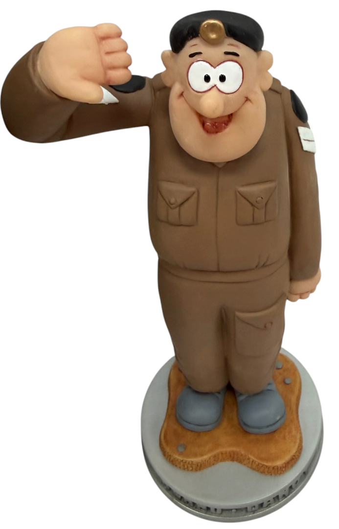 Vintage 2004 Robert Harrop - The Beano &amp; Dandy Collection - Corporal Clott 7 Inch Collectable Figure - Ex Shop Stock