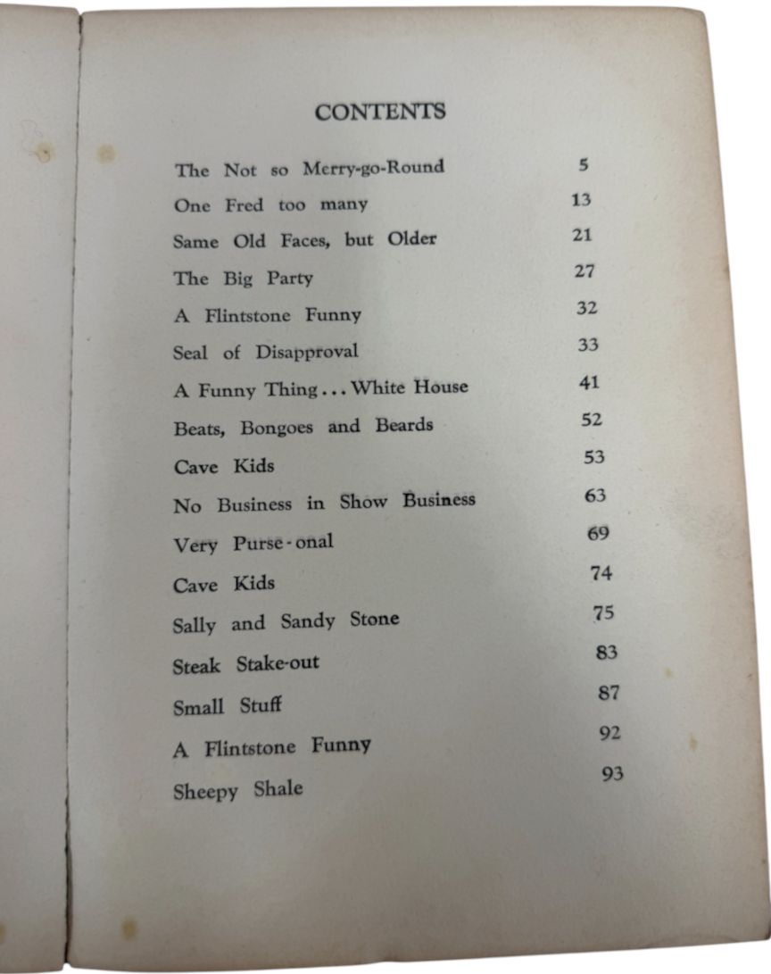 Vintage 1963 The Flintstones Comic Album No.2 Softback Book - Very Good Condition (3.5 Grade) - Rare Item