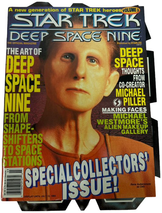 Vintage 1993 Star Trek Deep Space Nine The Official Magazine Volume 3 With T-Shirt Supplement Brochure - Ex Shop Stock