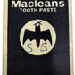 Vintage 1966 Macleans Toothpaste Batman Card #1 False Face Crime Card Rare - Ex Shop Stock