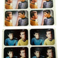 Vintage 1975 Star Trek Stickers Morris National Sales Canada Kirk Spock Rare Pair - Mint Condition