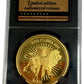 2006 John Wick Gold Coin Replica Custom Display Slab - Movie Prop Memorabilia Mint - Ex Shop Stock