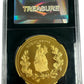 2006 John Wick Gold Coin Replica Custom Display Slab - Movie Prop Memorabilia Mint - Ex Shop Stock