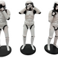 Star Wars 2019 Nemesisnow Original Stormtrooper Set Of 3 Wise Stormtroopers 5 1/2" Figurine Set - Brand New Ex Shop Stock