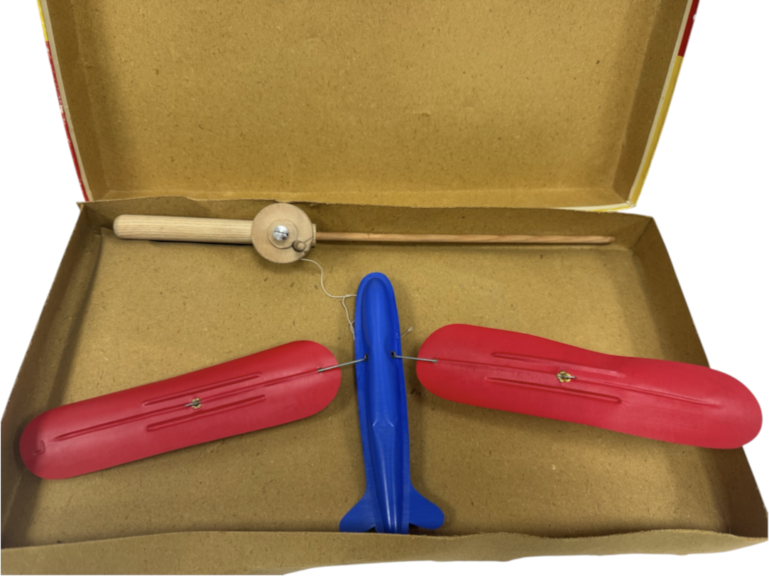 Vintage Palitoy 1950's Revojet Plane - Easy To Fly - Realistic In Flight - Fantastic Condition In The Original Box
