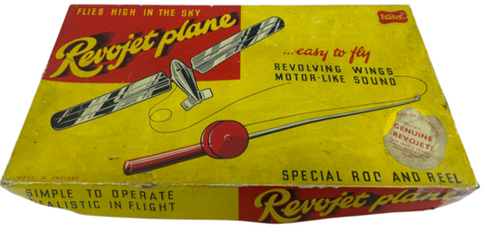 Vintage Palitoy 1950's Revojet Plane - Easy To Fly - Realistic In Flight - Fantastic Condition In The Original Box