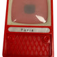 Vintage 1960's Plastiskop Miniature TV Photo Viewer Paris Souvenir Red Plastic - Fantastic Condition