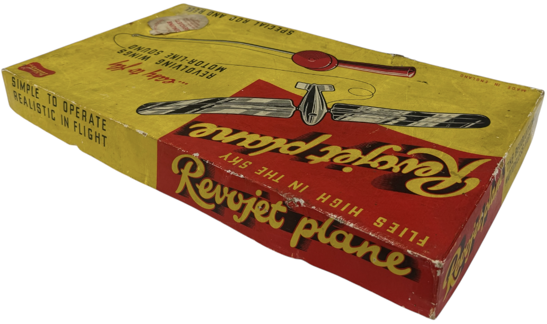 Vintage Palitoy 1950's Revojet Plane - Easy To Fly - Realistic In Flight - Fantastic Condition In The Original Box