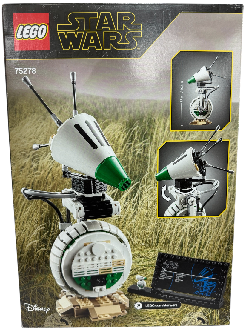 Disney / Lego 2020 Star Wars The Rise Of Skywalker - D-O Custom Droid - Building Blocks Retired Construction Set Number 75278 - Brand New Factory Sealed Ex Shop Stock