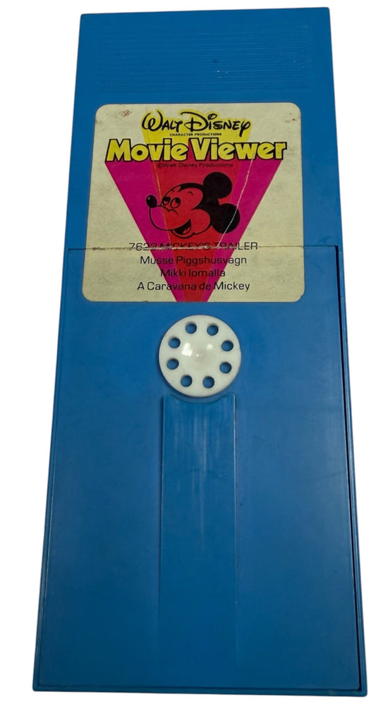 Vintage 1976 Mettoy Walt Disney Movie Viewer Cassette No. 7623 Mickey’s Trailer Super 8 - Very Good Condition