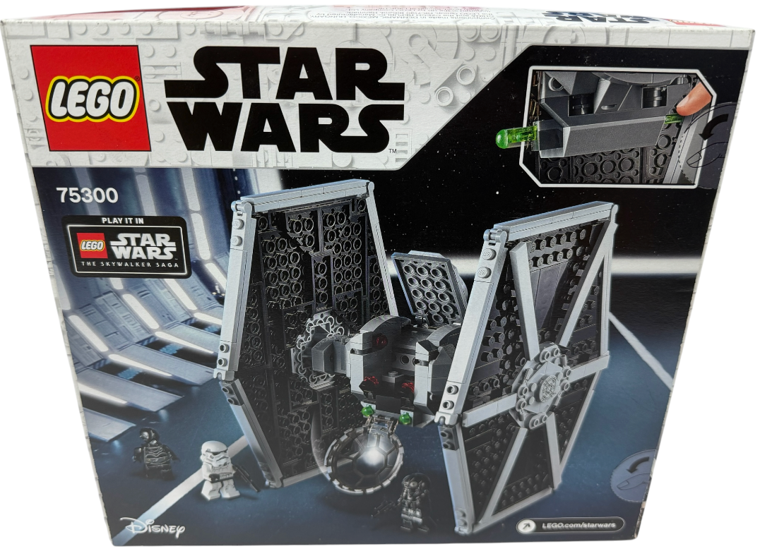 Disney / Lego 2021 Star Wars A New Hope - Imperial Tie Fighter - Building Blocks Retired Construction Set Number 75300 - Brand New Factory Sealed Ex Shop Stock