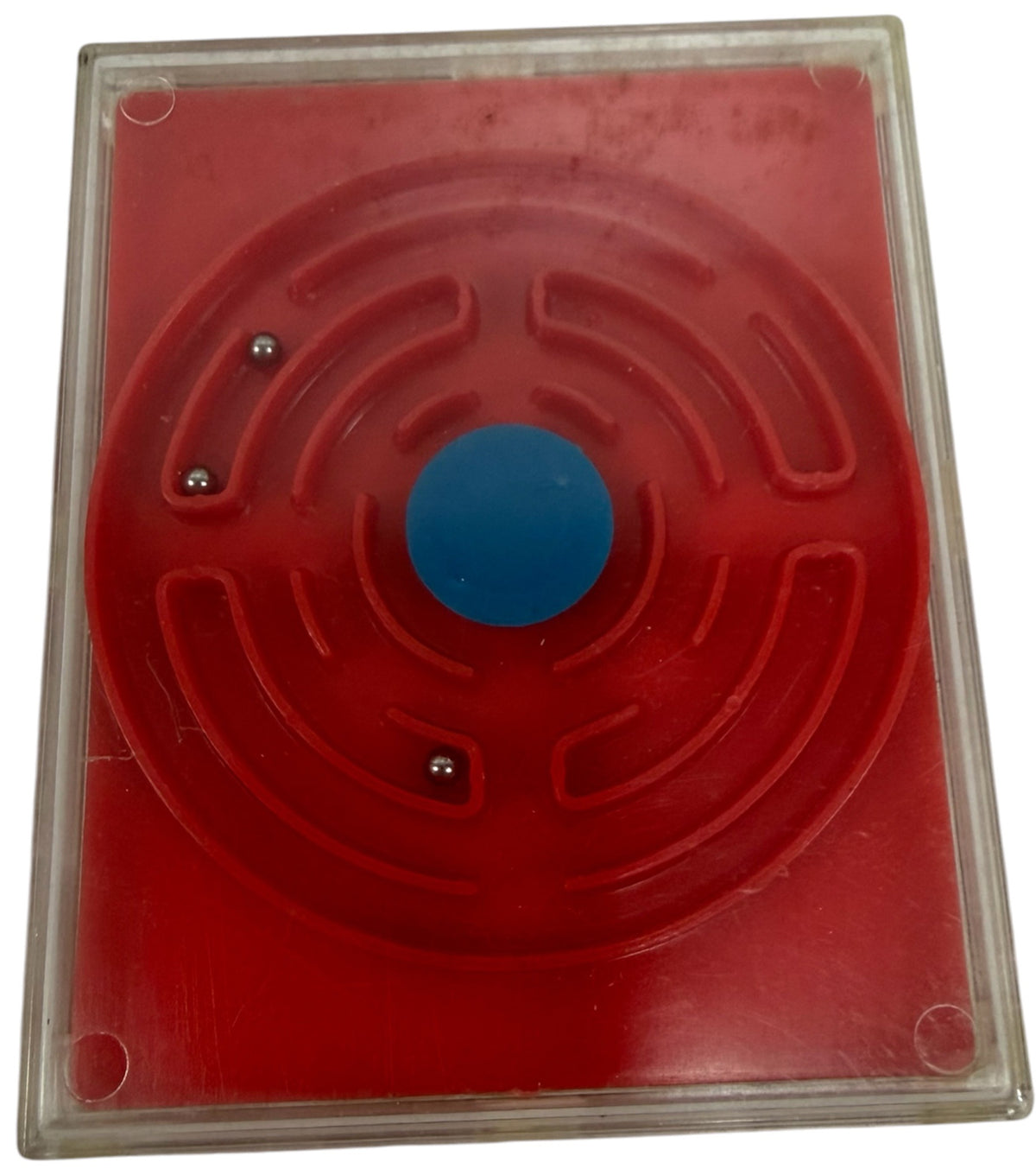 Vintage 1970s Pocket Maze Dexterity Game - Series F - Made in Hong Kong Retro Toy - Very Good Condition Ex Shop Stock