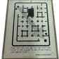 Vintage Game E Handheld Ball In A Maze Dexterity Puzzle Toy Made In Hong Kong - Very Good Condition Ex Shop Stock