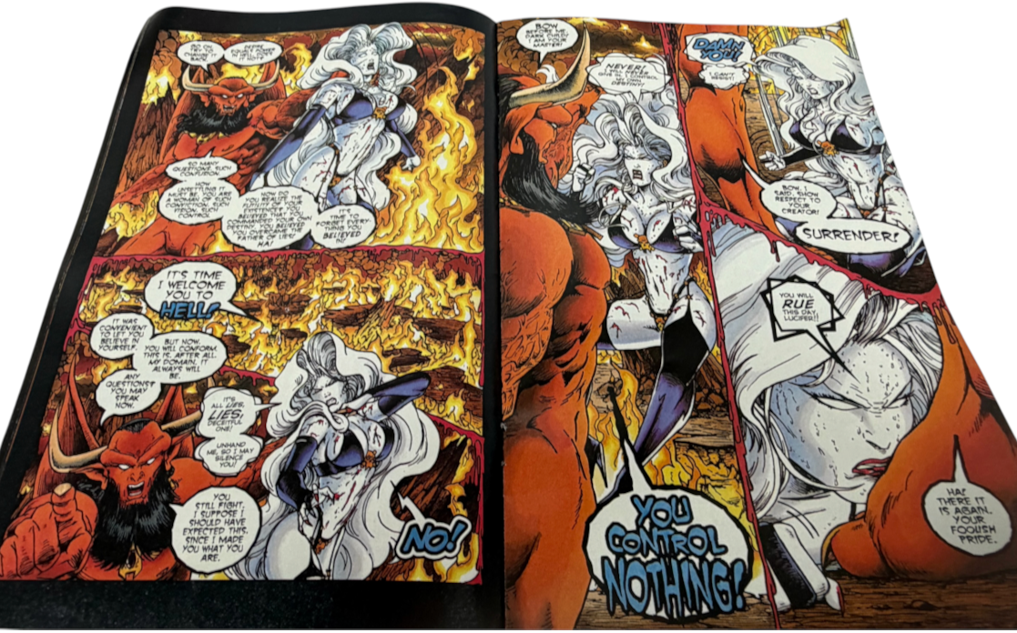 Vintage 1995 Chaosl Comics - Lady Death II Part III Between Heaven And Hell - May 1995 - Ex Shop Stock (Grade 6.5).