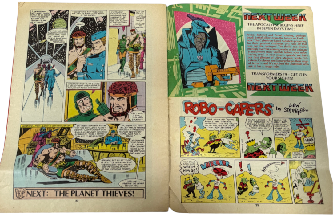 Vintage 1986 Marvel Comics -Transformers Comic Issue No.78 - Sept 1986 - The Shocking Fate Of Optimus Prime - Ex Shop Stock (Grade 3.5)