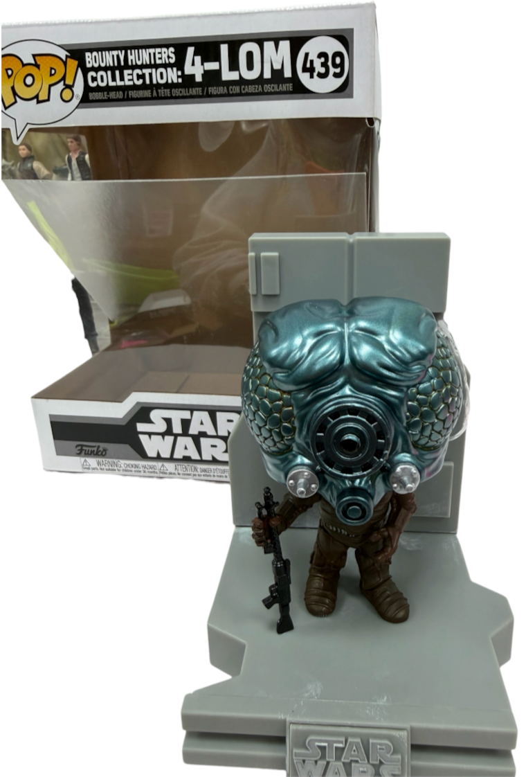 2021 Funko Pop Star Wars 4-LOM Deluxe Bounty Hunters Collection #439 Mint Condition - Ex Shop Stock
