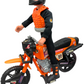 Vintage 1996 Action Man SUPER X DIRT BIKE Motocross Set - Rare Shop Counter Display Condition!
