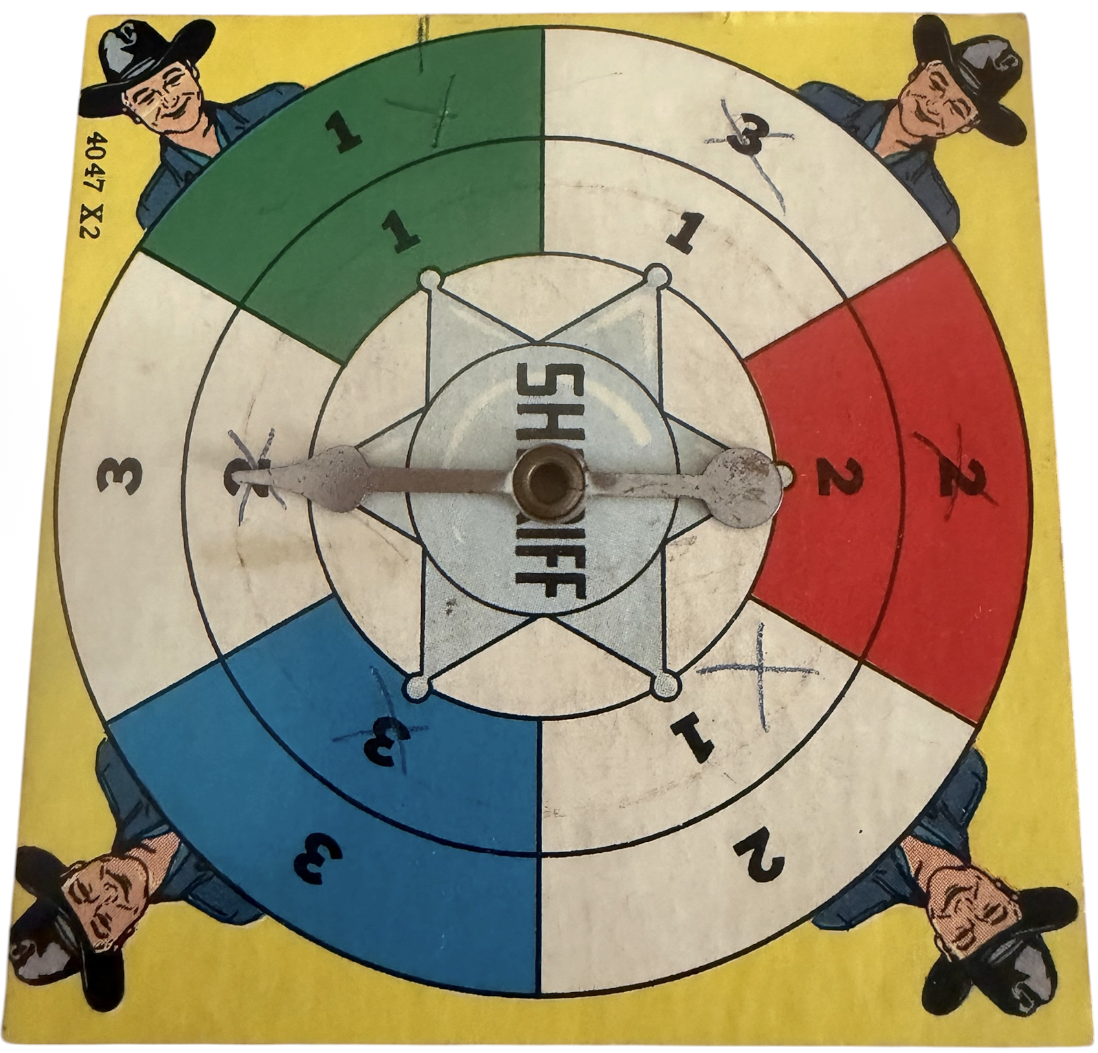 Vintage Milton Bradley 1950 Official Hopalong Cassidy The Board Game - Based On The Popular TV Series - Fantastic Condition In The Original Box