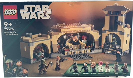 Disney / Lego 2022 Star Wars Boba Fett's Throne Room - Building Blocks Retired Construction Set Number 75326 - Brand New Factory Sealed