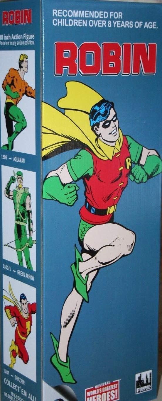 DC Batman Classic 1966 TV Series Robin With Removable Mask 18-Inch Action Figure Brand New Ex Shop Stock