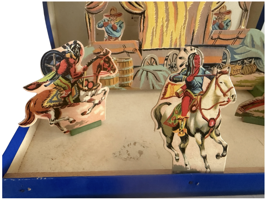 Vintage 1940/50'S Chad Valley Wild West Shooting Game - Complete & Working - In The Original Box