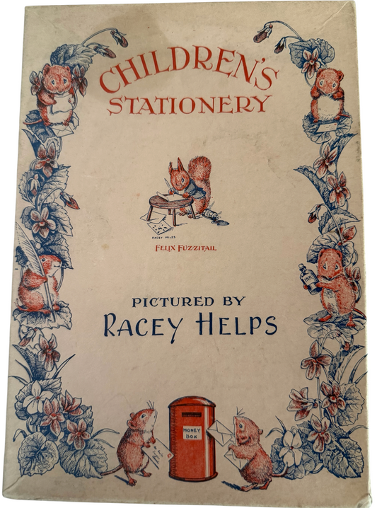 Vintage 1950's Pepys - Felix Fuzzitail Children's Stationary Set In The Original Box - ULTRA RARE