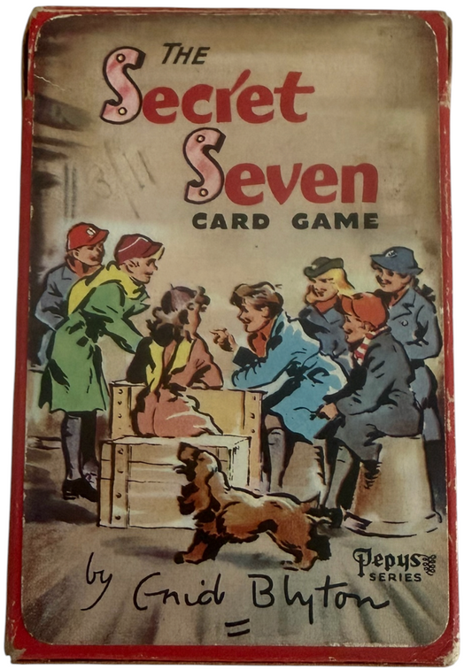 Vintage 1950's Pepys Enid Blytons's - The Secret Seven Card Game - Fantastic Condition - Complete In The Original Box