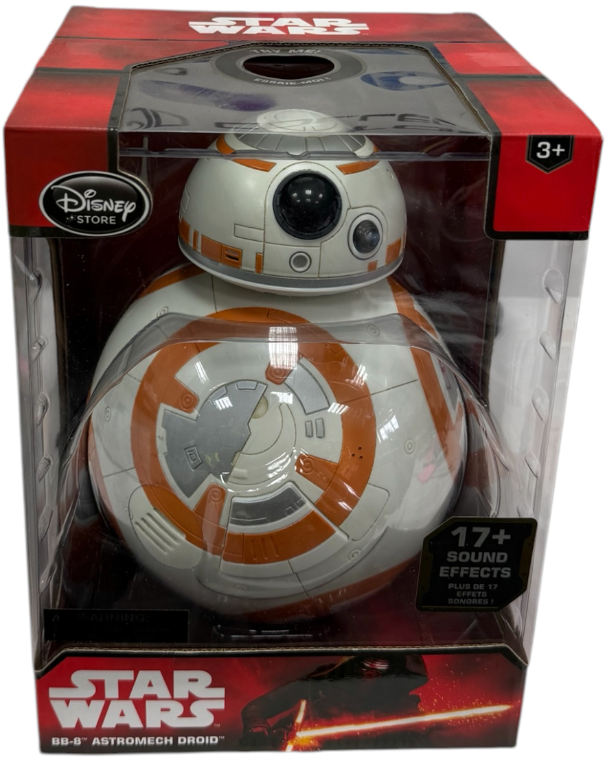 Vintage Disney Store Star Wars BB-8 Astromech Droid Interactive Talking Figure 2015 - New In Box - Ex Shop Stock