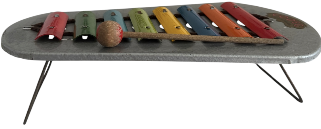 Vintage 1950's A Codeg Production Melodious Easy To Play Toy Xylophone Music Instrument Very Good Condition And Boxed