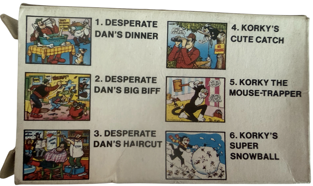 Vintage Waddingtons 1979 The Dandy 40 Piece Mini Jigsaw Puzzle Korky The Mouse Trapper 100% Complete In The Original Box
