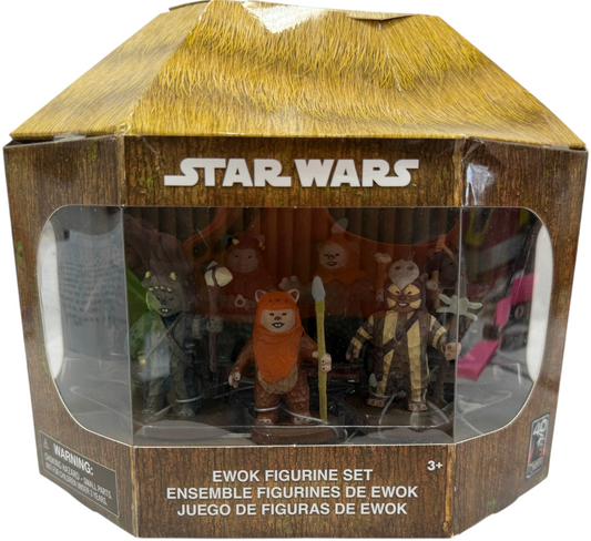 Disney Parks 2023 Star Wars Return of the Jedi 40th Anniversary Ewok Figurine Set - Brand New Factory Sealed Ex Shop Stock