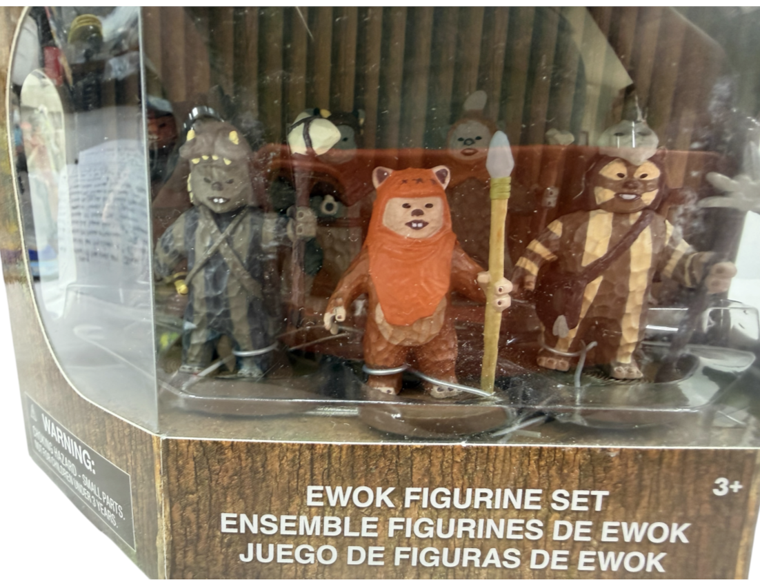 Disney Parks 2023 Star Wars Return of the Jedi 40th Anniversary Ewok Figurine Set - Brand New Factory Sealed Ex Shop Stock