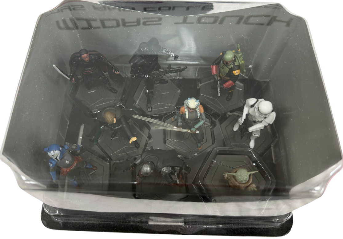 Disney Store Star Wars The Mandalorian 2021 Deluxe Figurine Playset 9 Figures NIB - Brand New Factory Sealed Ex Shop Stock
