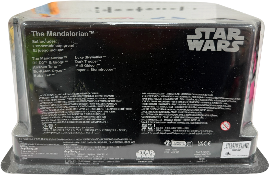 Disney Store Star Wars The Mandalorian 2021 Deluxe Figurine Playset 9 Figures NIB - Brand New Factory Sealed Ex Shop Stock